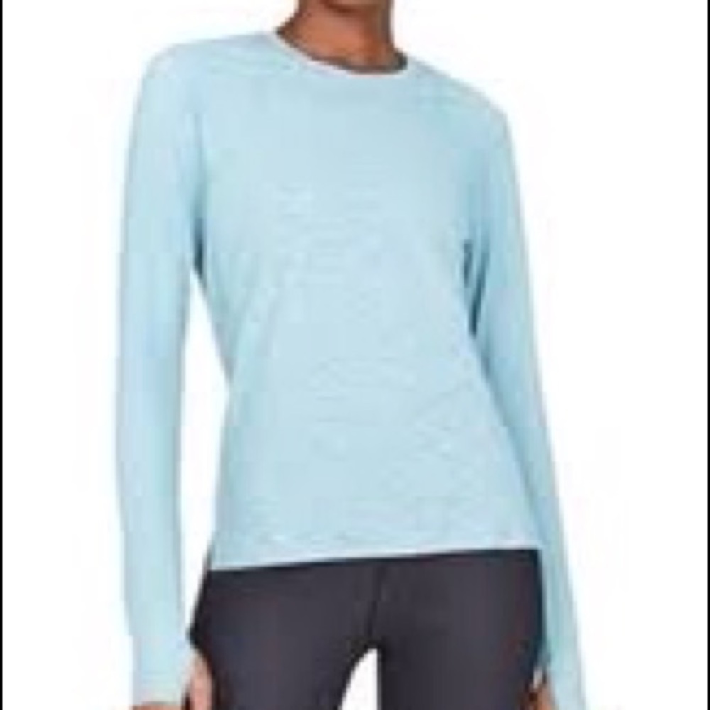 Sweaty Betty Blue Long Sleeve Shirt